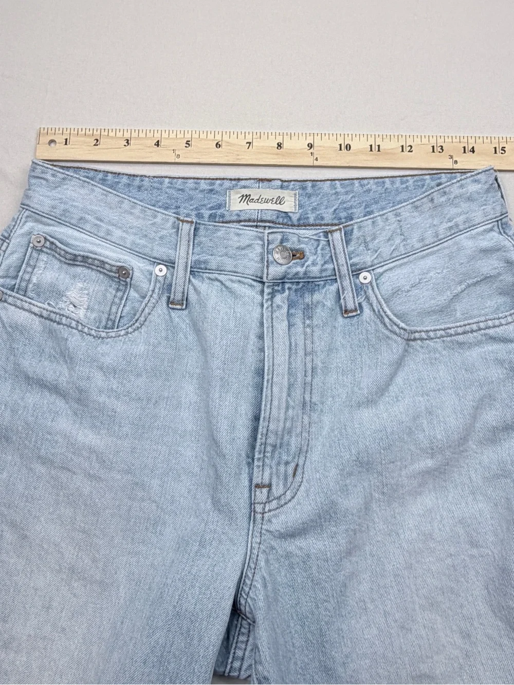 Madewell Light wash Curvy Perfect Vintage Jean - Picture 6 of 10